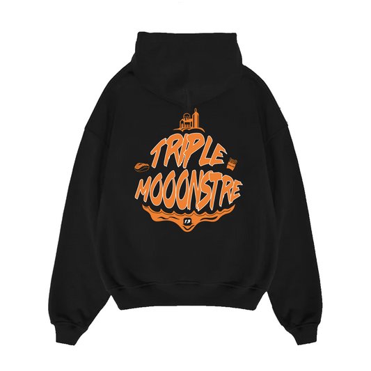 SWEAT TRIPLE MONSTRE - ORANGE